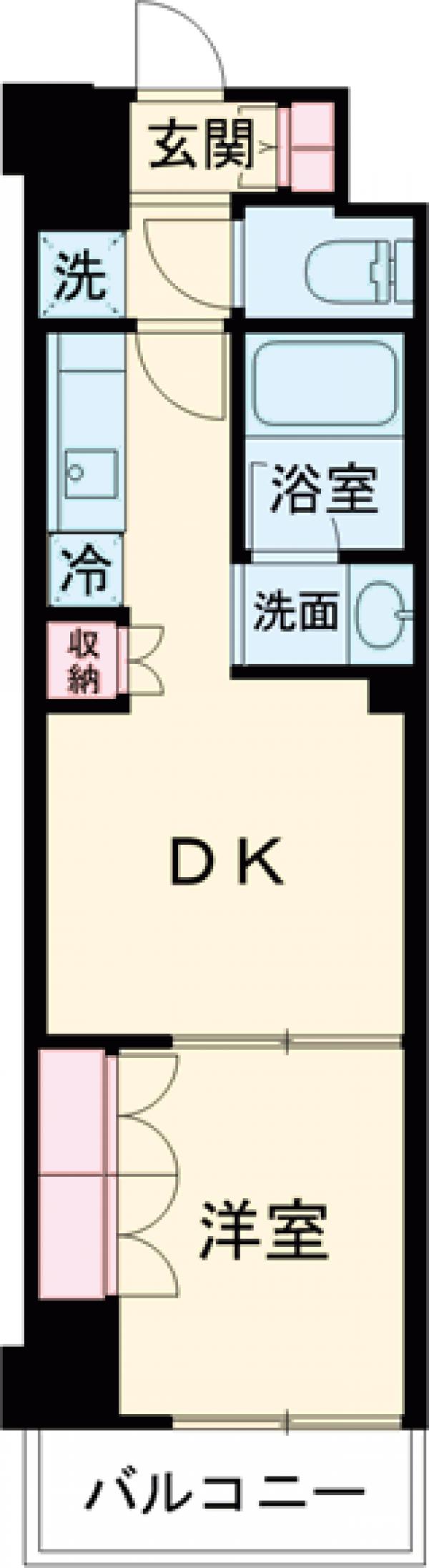 Brillia ist池尻大橋の間取り