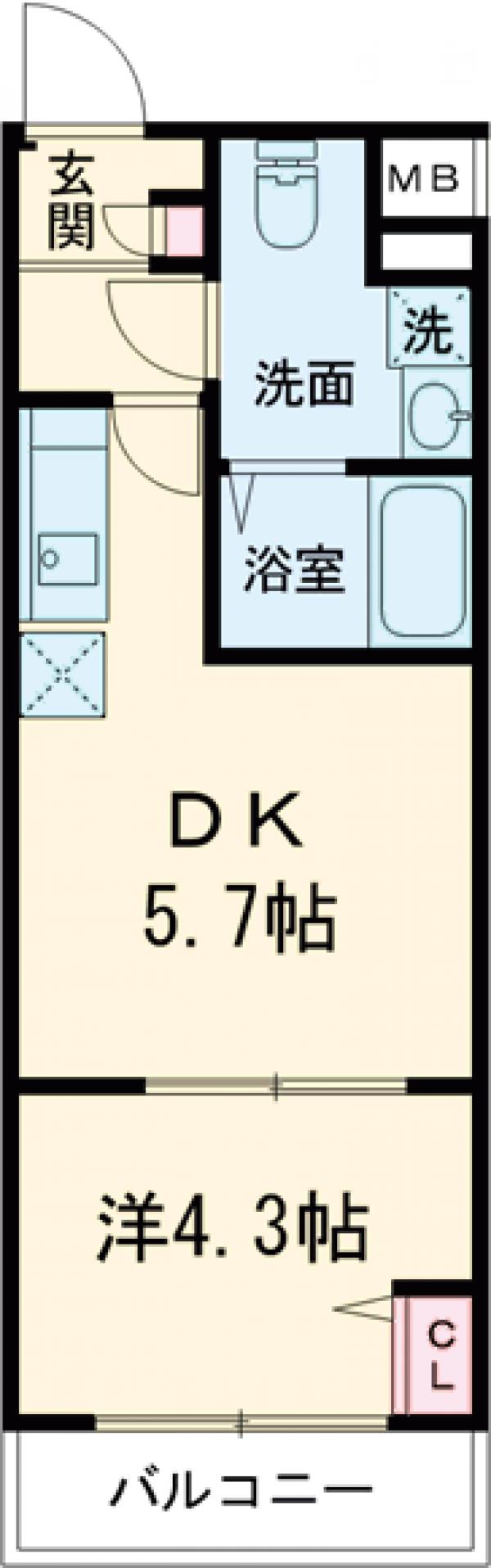 レガリス武蔵小山の間取り