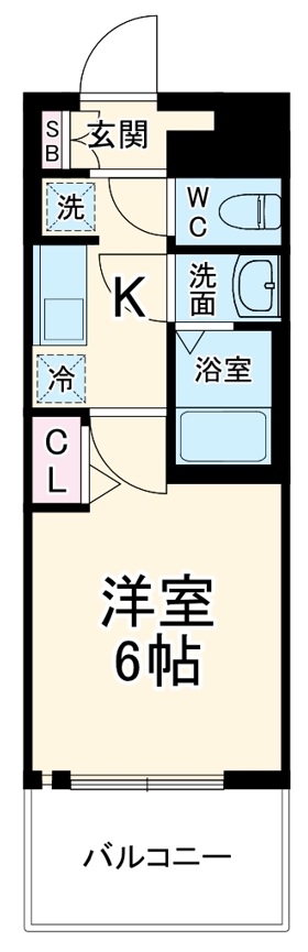 プレサンス緑橋ソレアスの間取り