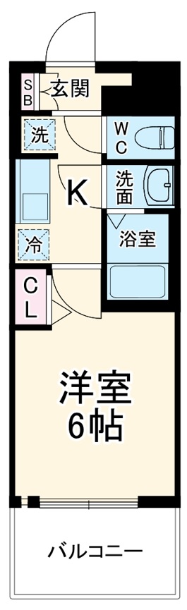 プレサンス緑橋ソレアスの間取り