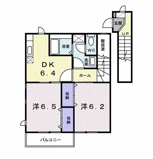 リヴィエールⅠの間取り