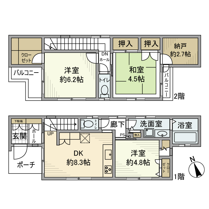 船橋戸建の間取り
