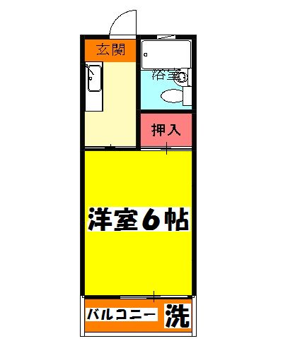 メゾン・ド・ニシムラの間取り