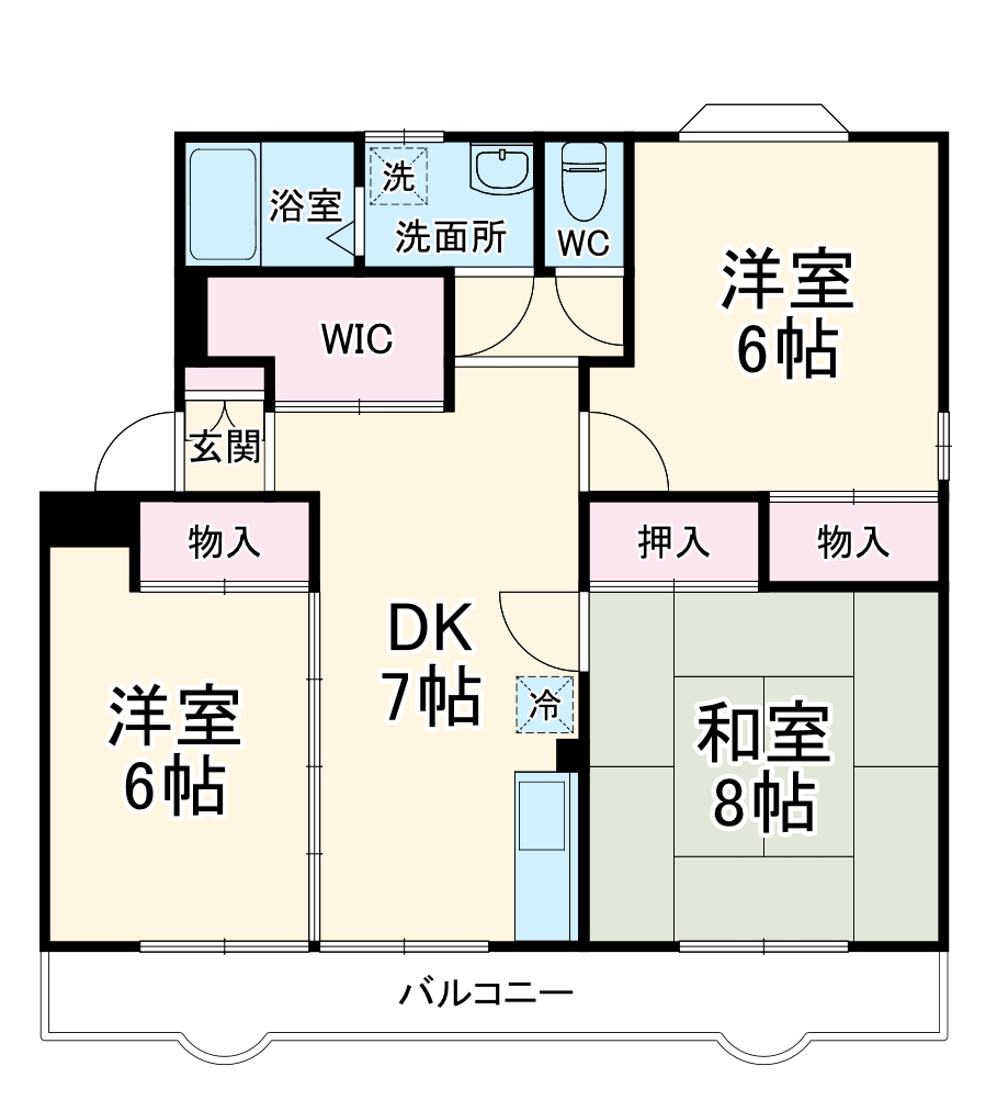 エスポワールいずみの間取り