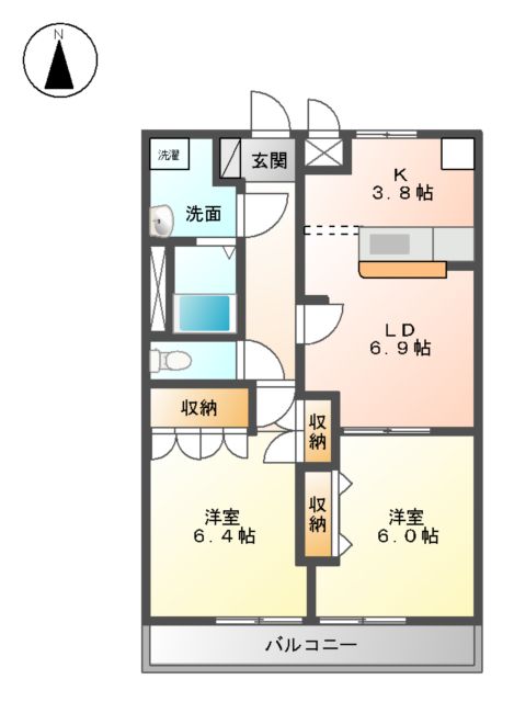 プルミエの間取り