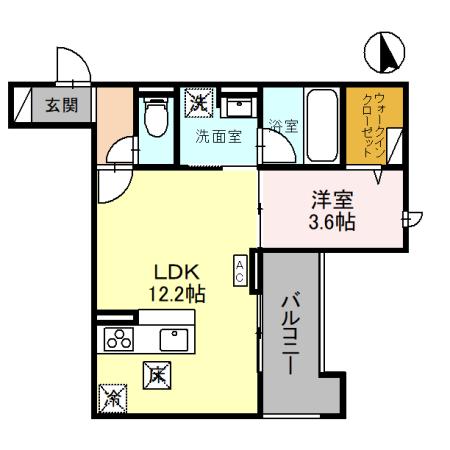 D-GLANZ宿郷の間取り