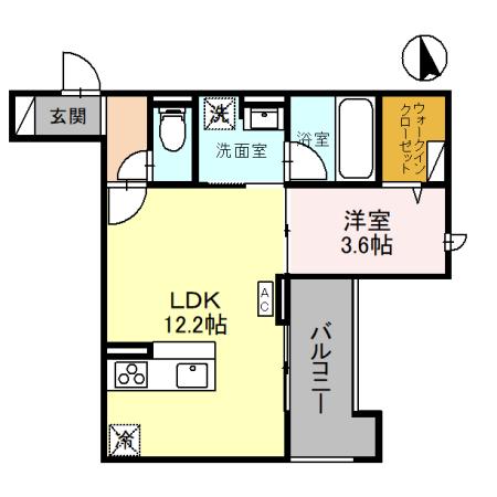D-GLANZ宿郷の間取り