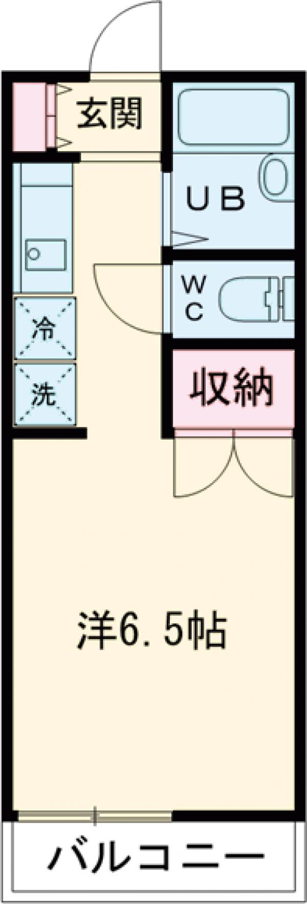 フロントの間取り