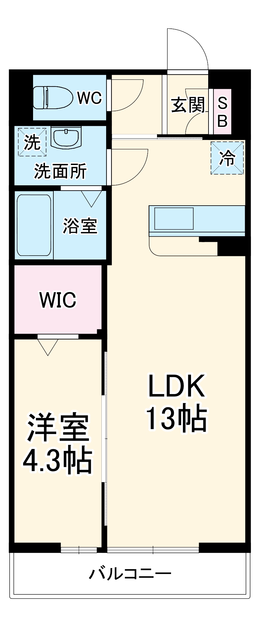 リブリ・美園の間取り