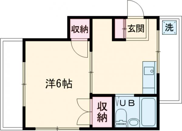 コーポイシイの間取り