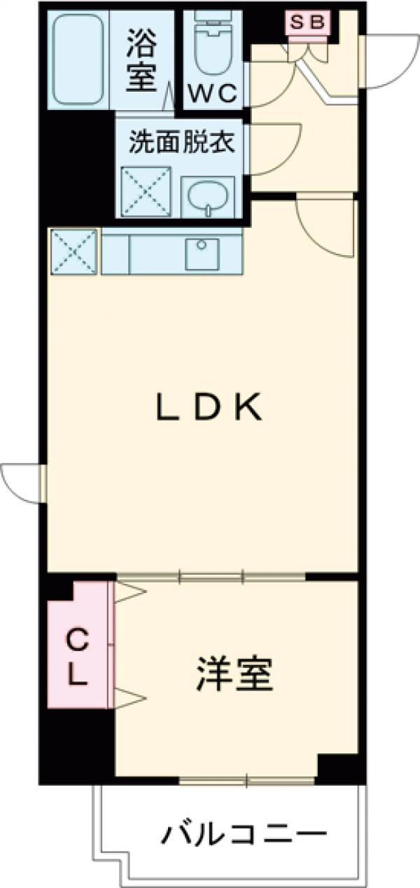パレスシンシア江東橋の間取り