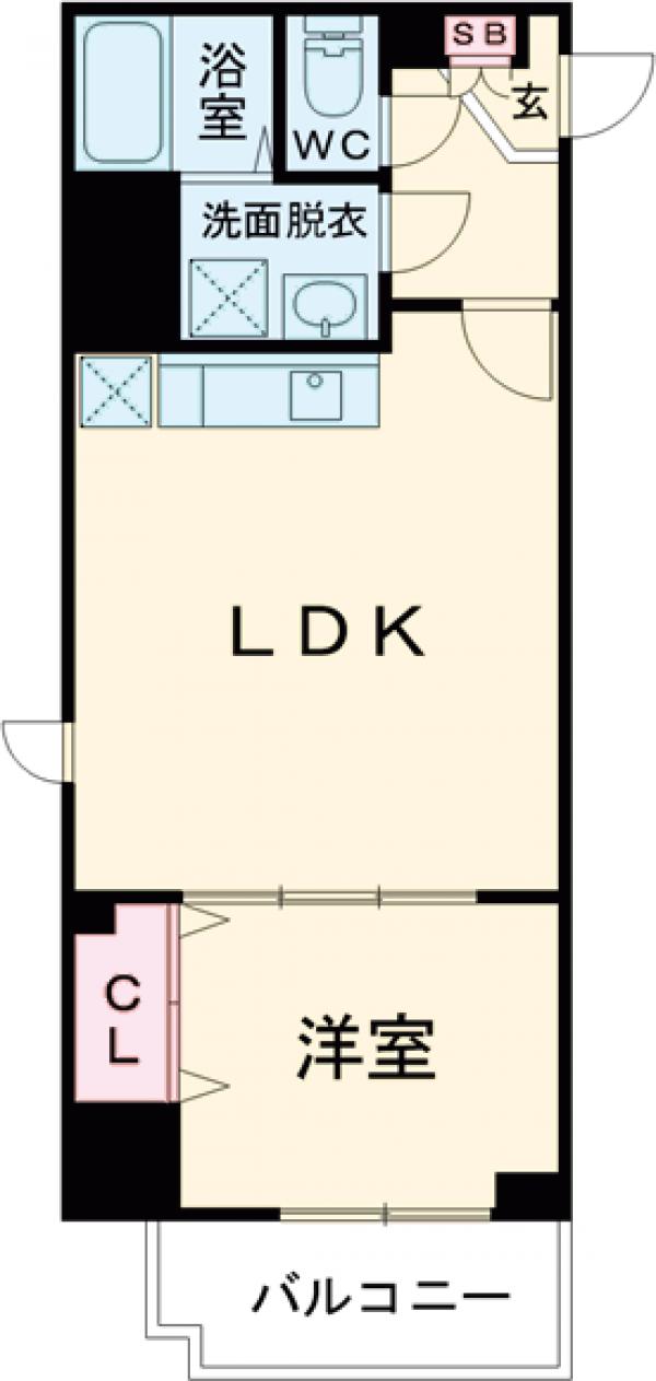 パレスシンシア江東橋の間取り