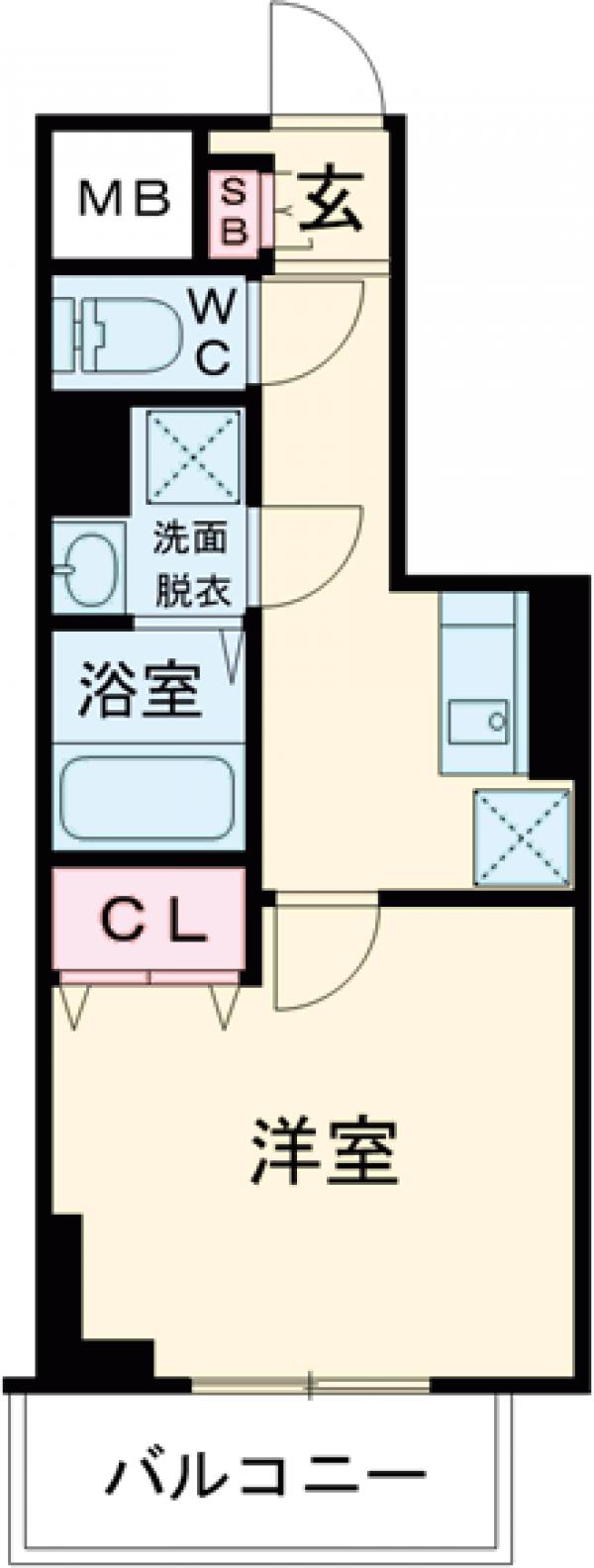 パレスシンシア江東橋の間取り