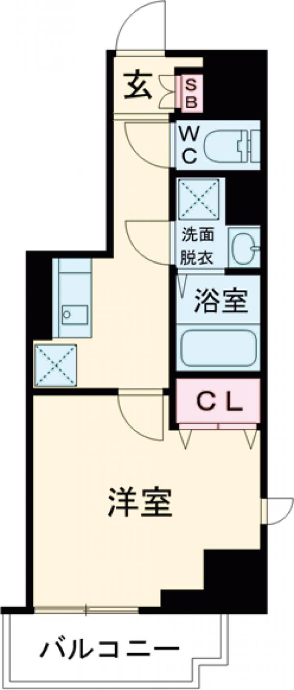 パレスシンシア江東橋の間取り