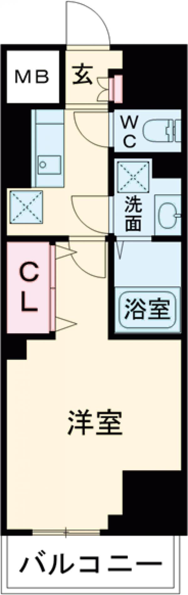 パレスシンシア江東橋の間取り