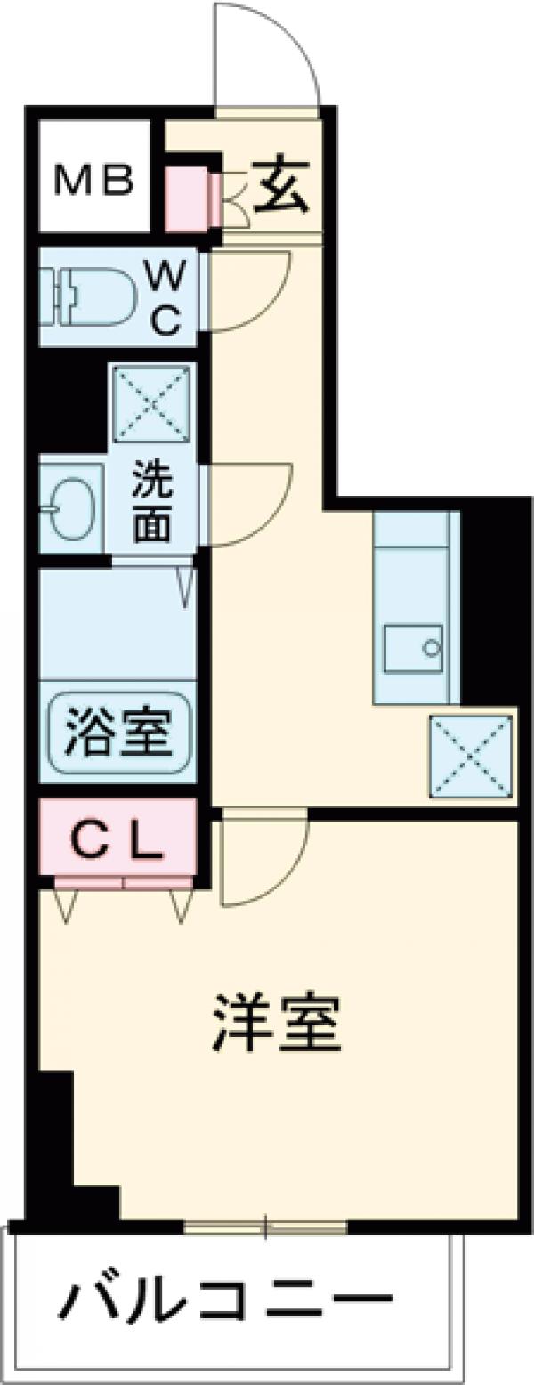 パレスシンシア江東橋の間取り