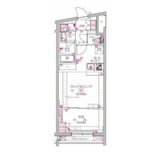 ベルシードステアー西早稲田の間取り