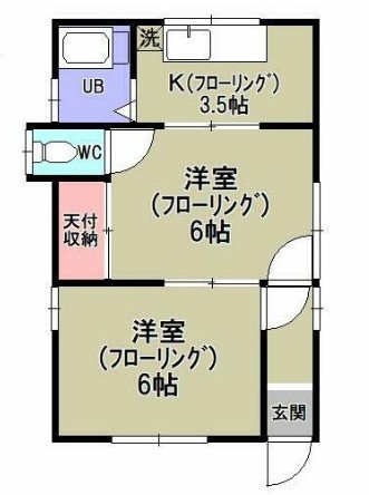 藤脇荘の間取り