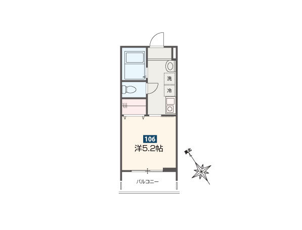 MELDIA新座Ⅱの間取り