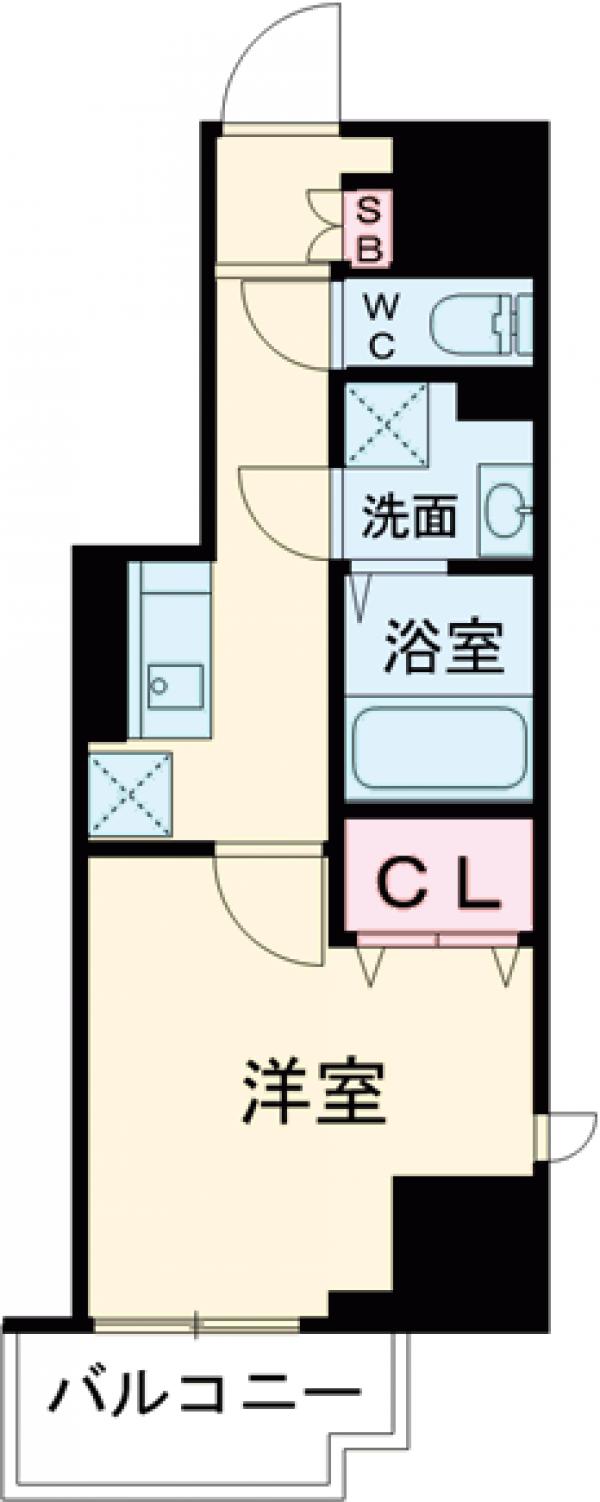 パレスシンシア江東橋の間取り