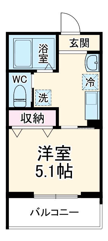 MELDIA新座Ⅱの間取り