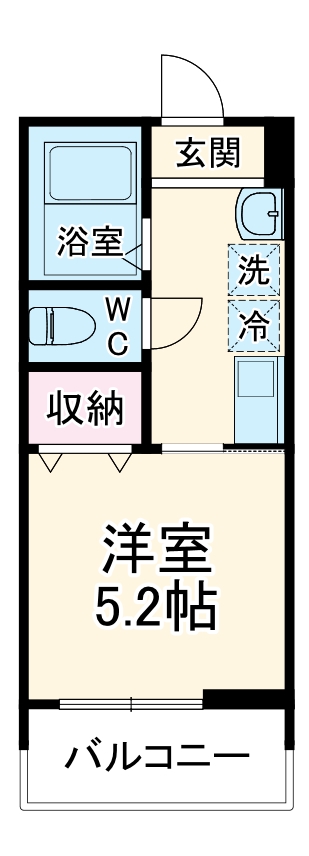 MELDIA新座Ⅱの間取り