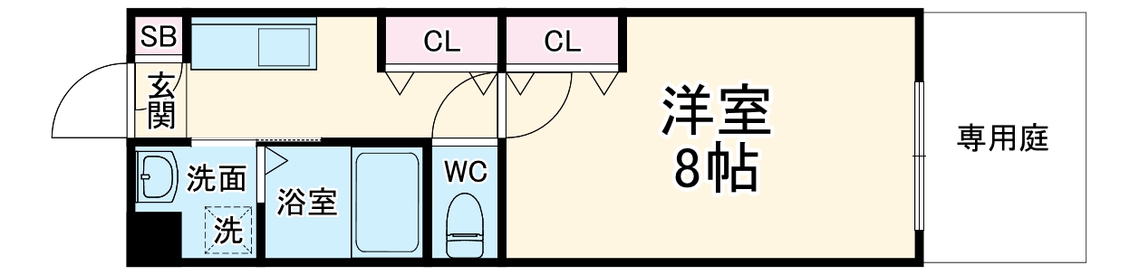 Shining二条離宮の間取り