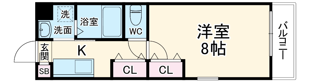 Shining二条離宮の間取り