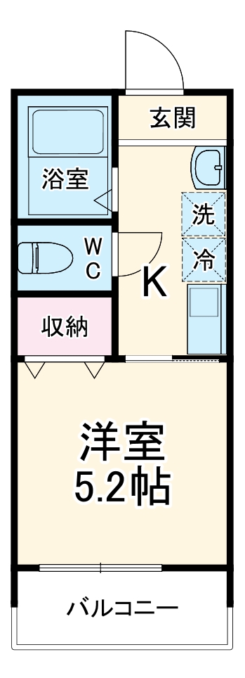 MELDIA新座Ⅱの間取り