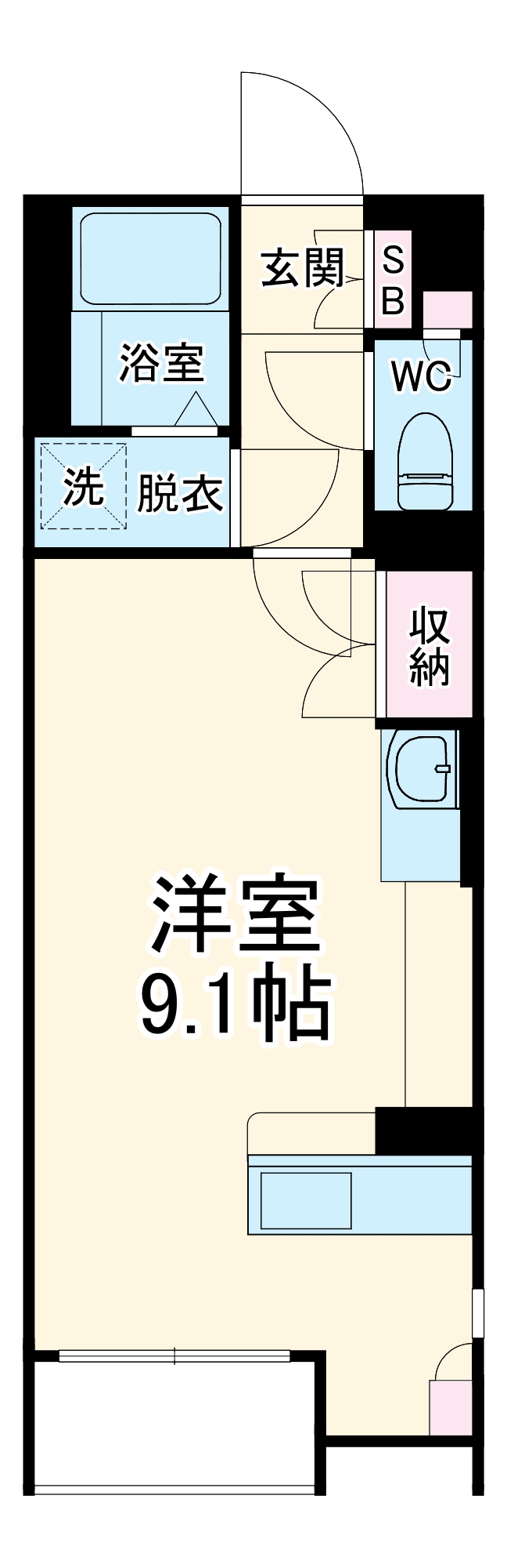 レオネクストFloraの間取り