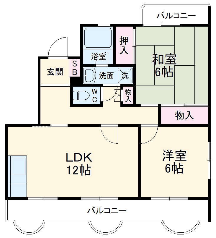 リヴェール鶴嶺の間取り