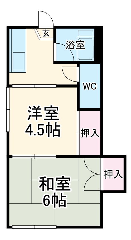 ハウス新柏の間取り