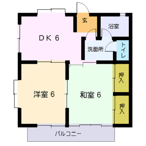 クローバーの間取り