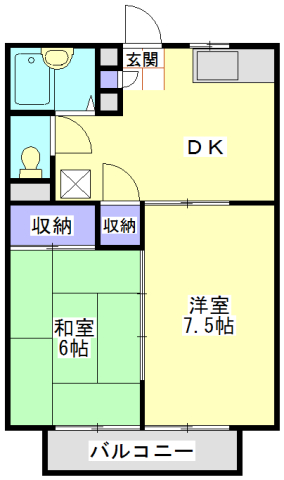 ハイム湘南の間取り
