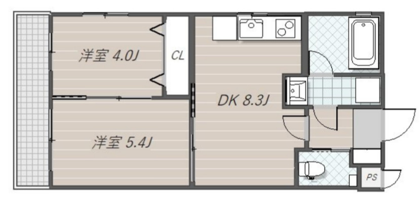 メルヴェーユ蘇我の間取り