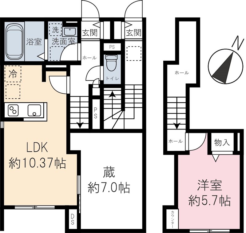 roUte residenceの間取り