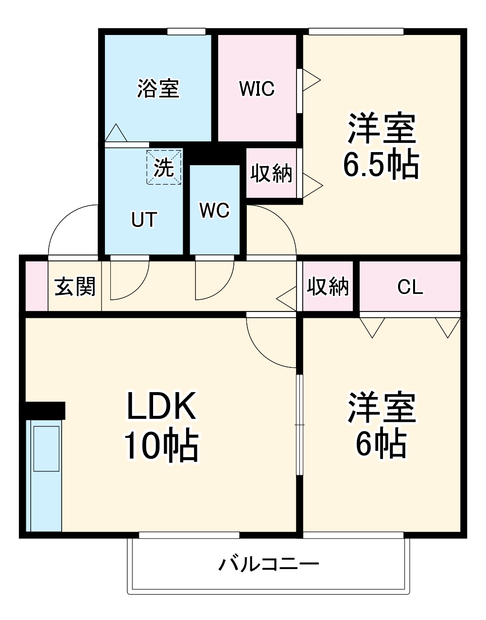 ワンダースクエア赤池の間取り