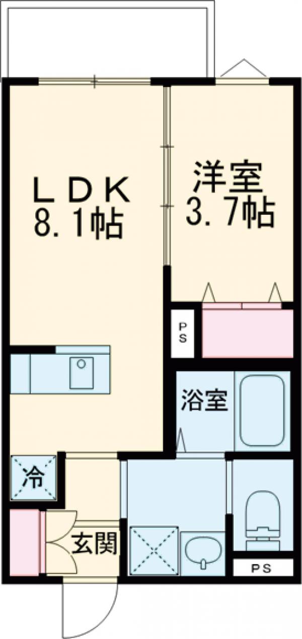 yui terraceⅡの間取り