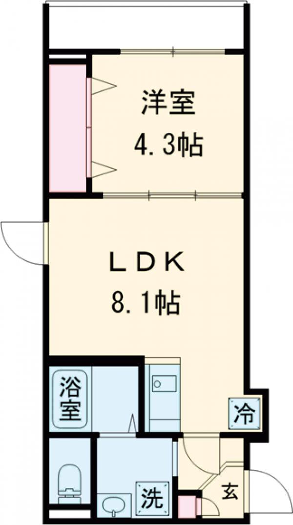 yui terraceⅡの間取り