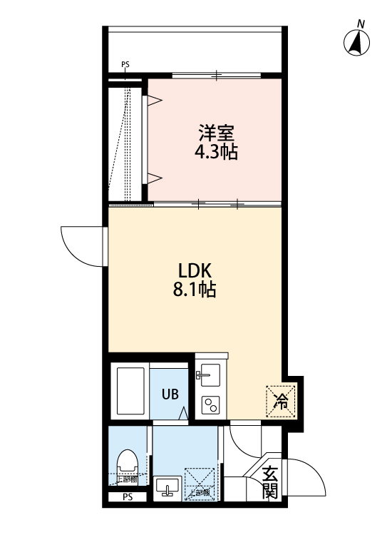 yui terraceⅡの間取り