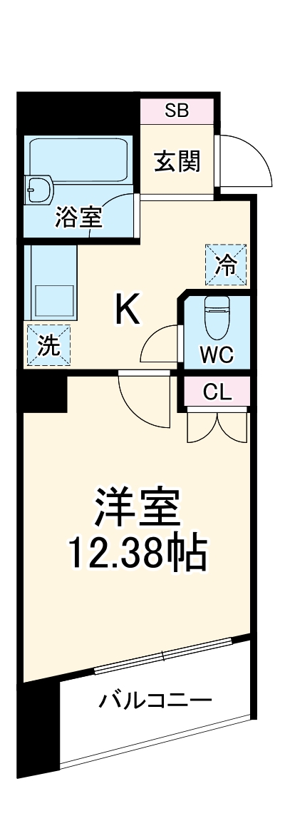 中浜町マンションの間取り