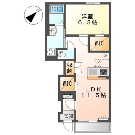 ラ・カシェットの間取り