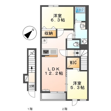 ラ・カシェットの間取り