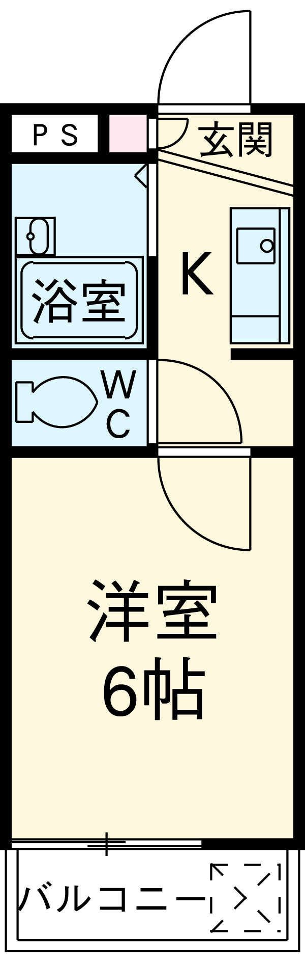 メゾンコバヤシの間取り