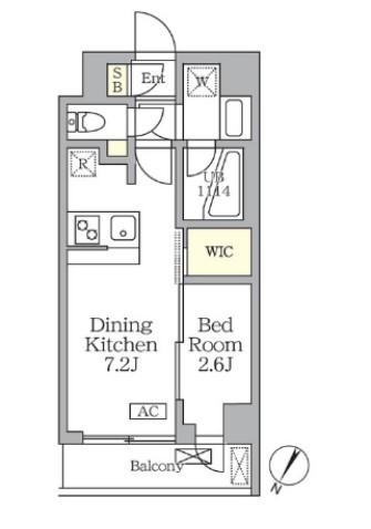 アジールコート三宿テラスの間取り