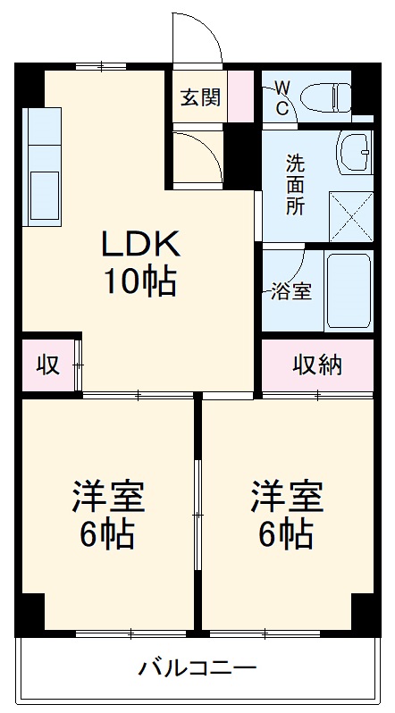 シャトー野比の間取り