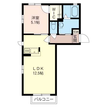 フェリシアBの間取り