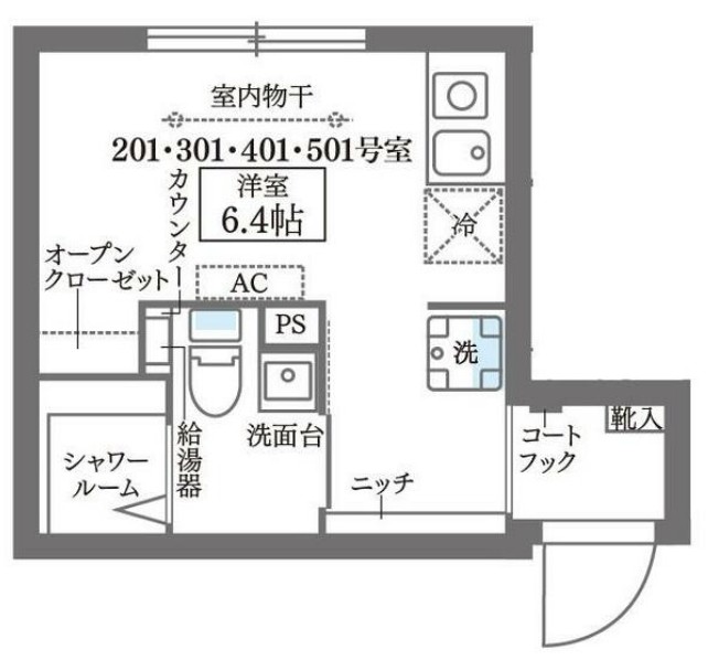 COCOCUBE西荻窪の間取り