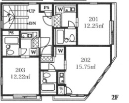 シャンテ東十条の間取り