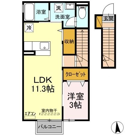 きらら 七番館の間取り